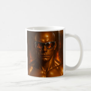 Futuristisches Androiden-Design Kaffeetasse