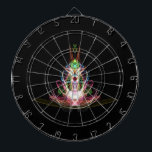 Futuristisches Dartboard mit Neon Lights Dartscheibe<br><div class="desc">Das ist ein einzigartiges Dartboard mit futuristischem Design. Das Brett ist schwarz mit weißen Zahlen und Linien und weist in der Mitte ein buntes Neonlicht-Design auf. Dieses Dartboard ist perfekt für jeden,  der Lieben macht und will,  eine moderne Touch in seinen Spielraum zu integrieren.</div>
