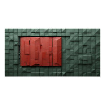 Futuristisches geometrisches Panel