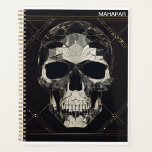 **Futuristisches geometrisches Skull-Logo** Planer