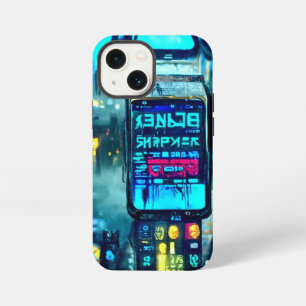 Futuristisches Gruseliges Cyberpunk-Steampunk-Klap iPhone 13 Mini Hülle