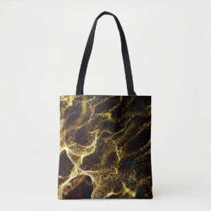 Futuristisches Punktmuster. Explosion der Wirbelwe Tasche