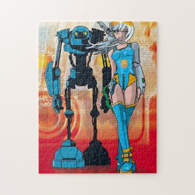 Futuristisches Puzzle (Vertikal)