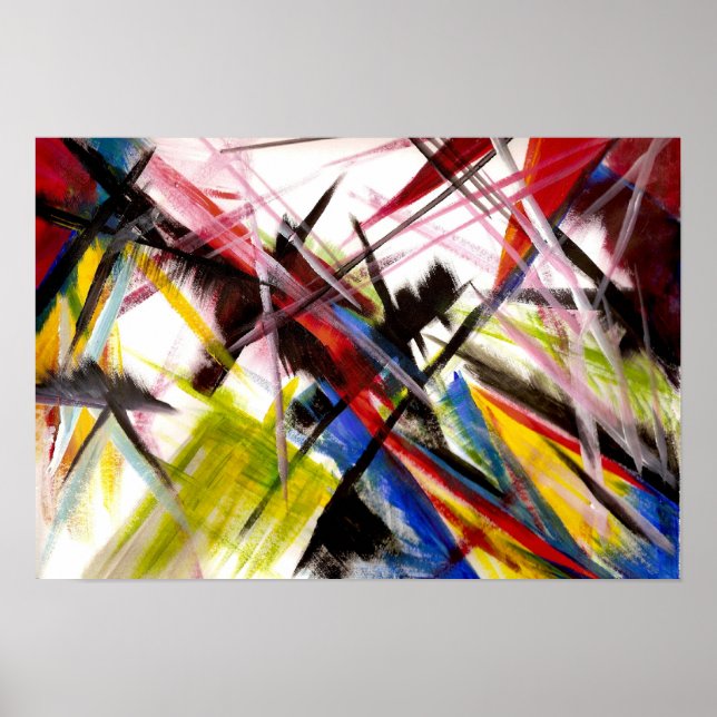 Futurists Genre Painting Poster (Vorne)