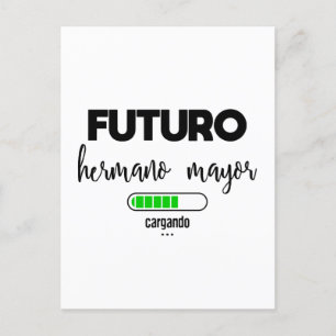 Futuro hermano Bürgermeister cargando Postkarte