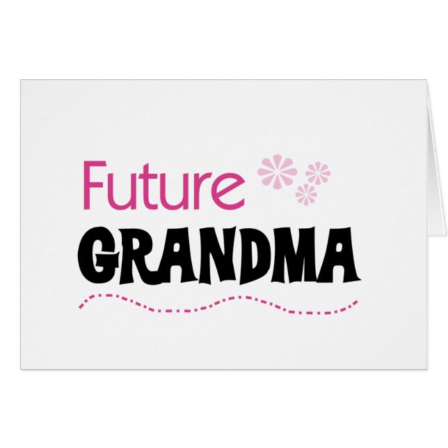 Futurs T-shirts et cadeaux de grand-maman (Devant horizontal)