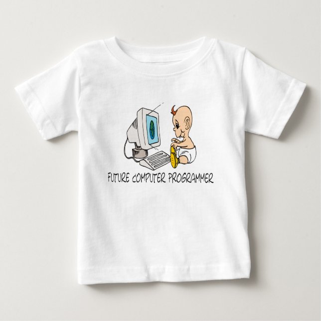 Futurs T-shirts et cadeaux d'informaticien (Devant)