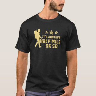 Fuuny, das T-Shirt für Wanderer wandert und