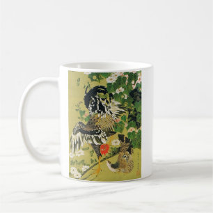 Fuyo Soukeizu Malerei von Ito Jakuchu Kaffeetasse