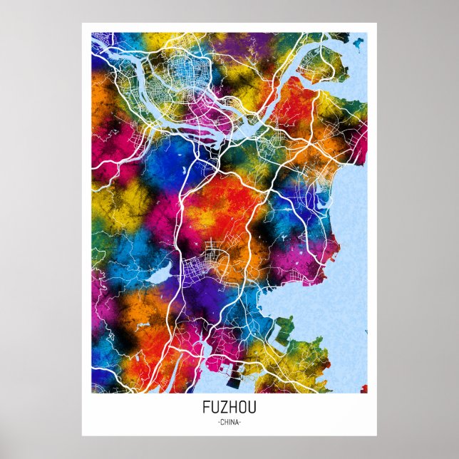 Fuzhou China Poster (Vorne)