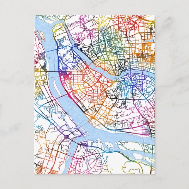 Fuzhou China Postkarte (Vorderseite)