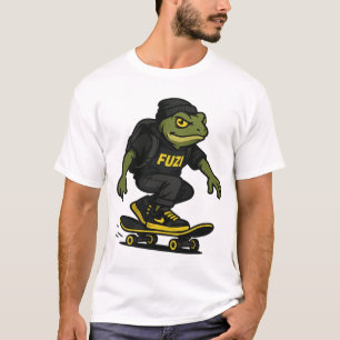 FUZI - T-shirt T-shirt grenouille de patinage urba