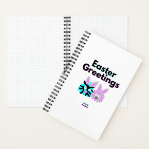 Fuzzies de lapin Carnet spiral (14 cm x 21,6 cm)