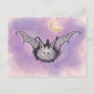 Fuzzy Bat Postkarte