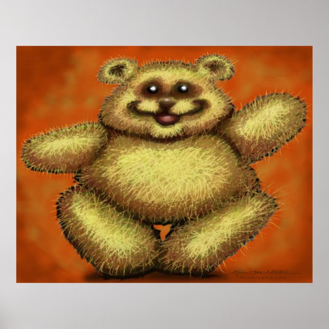 Fuzzy Bear Poster (Vorne)