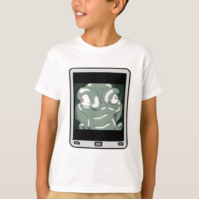 Fuzzy Express® Alligator Selfie Kid T-Shirt (Vorderseite)