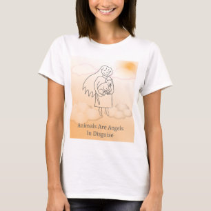 Fuzzy Express® Angel Cat T-Shirt