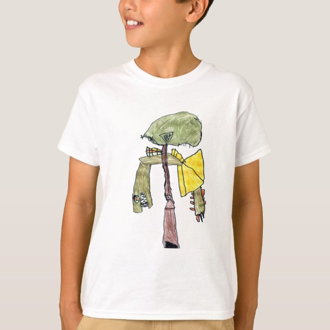 Fuzzy Express® Gzilla Tree Kid T-Shirt (Vorderseite)