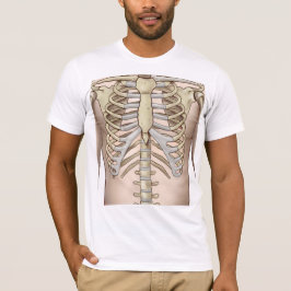 Fuzzy Express® Männliche Skelettanatomie T-Shirt