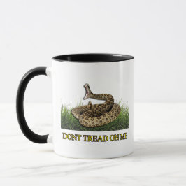 Fuzzy Express® Modern Gadsden Flag Schwarzweiß Tasse