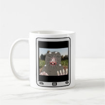 Fuzzy Express® Mole Selfie-Tasse