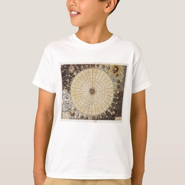 Fuzzy Express® Old Anemograph Chart Kid T-Shirt (Vorderseite)