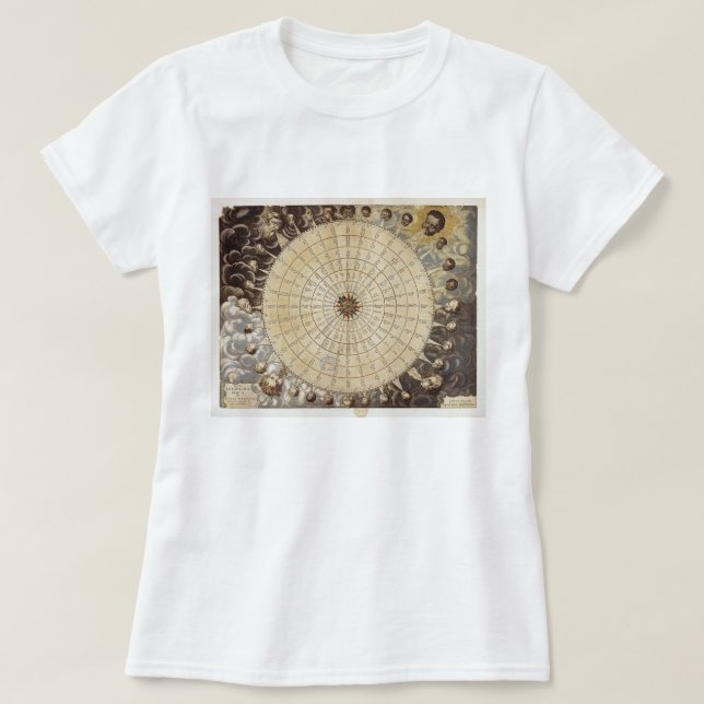 Fuzzy Express® Old Anemograph Chart Woman T-Shirt (Design vorne)
