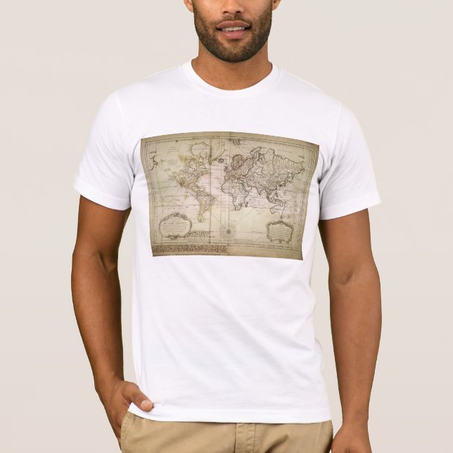 Fuzzy Express® Old Map #5 T-Shirt (Vorderseite)