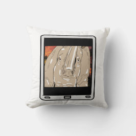 Fuzzy Express® Rhino Selfie Kissen