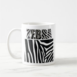 Fuzzy Express® Zebra Animal Print Kaffeetasse