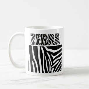 Fuzzy Express® Zebra Animal Print Kaffeetasse