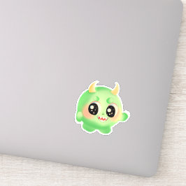 Fuzzy Friendly Monster Kreatur Aufkleber