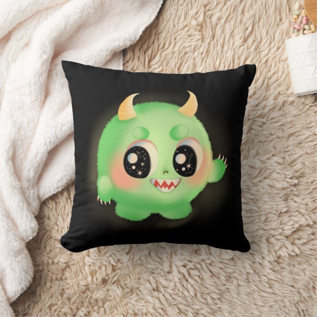 Fuzzy Friendly Monster Kreatur Kissen (Decke)