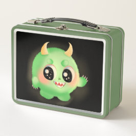 Fuzzy Friendly Monster Kreatur Metall Brotdose