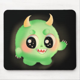 Fuzzy Friendly Monster Kreatur Mousepad