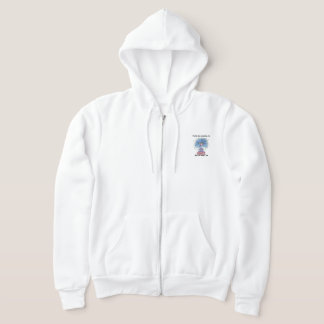 Fuzzy Hugs Sweat à capuche zippé pour femme – Conf