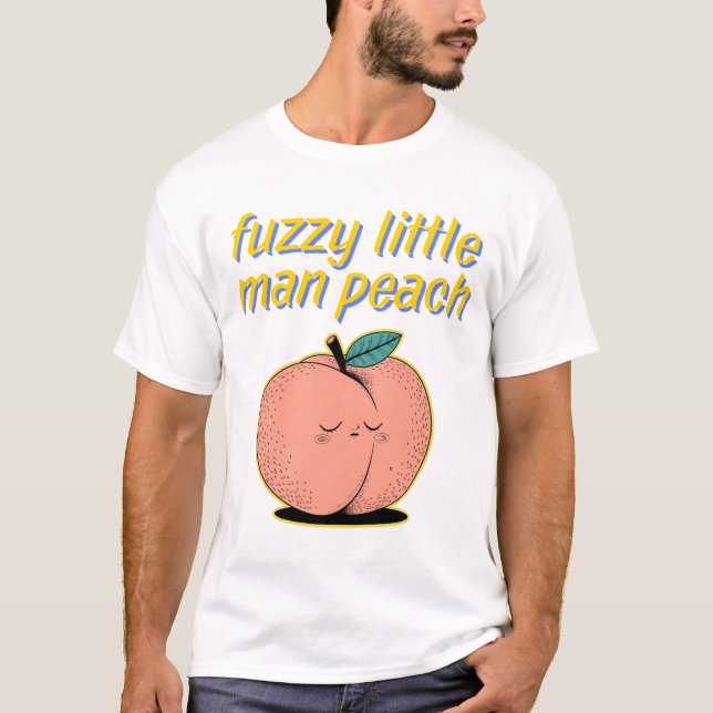 Fuzzy Little Man Peach - Film Inspiriert T-Shirt (Vorderseite)