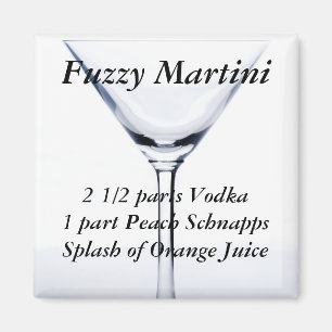 Fuzzy Martini Rezept Magnet