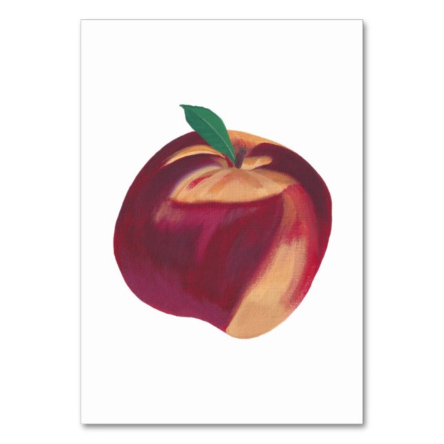 Fuzzy Peach, Adjektive Lesekarten Tischnummer (Vorderseite)