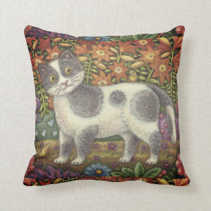 Fuzzy Wuzzy Kitten FOLKUNST KATZKRAFTPILLOW Kissen
