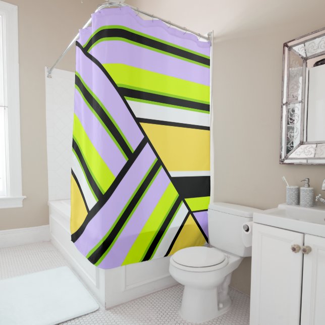 FuzzyFoxArt Duschvorhang (Beispiel)