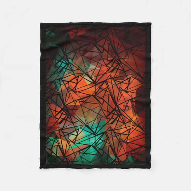 FuzzyFoxArt Fleecedecke (Vorderseite)