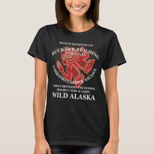 FV COHO AK Badewanne GIN Karibu Wurst FISCH POMMES T-Shirt
