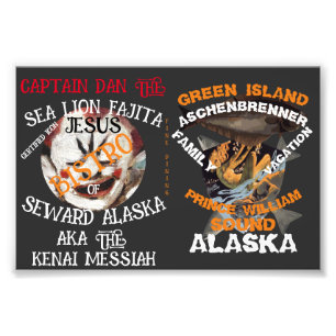 FV COHO COHO-KAPitän DAN SEA OTTER FAJITA JESUS AL Fotodruck