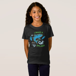 FVES I Make a Splash, Haie Schwarzen T - Shirt