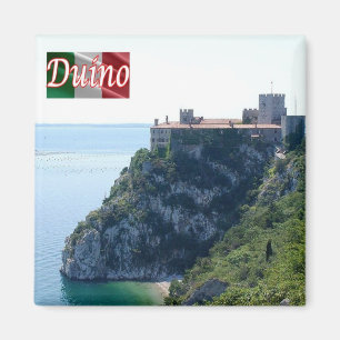 FVG002 DUINO, Castle, Italien, Kühlschrank Magnet