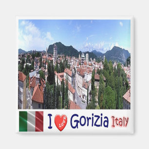 FVG005 GORIZIA I Liebe, Italien, Kühlschrank Magnet