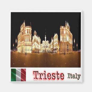 FVG024 TRIESTE, Piazza Unità d'Italia, Kühlschrank Magnet
