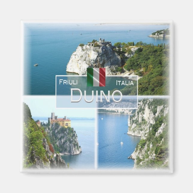 FVG027 DUINO - Mosaic - Italy - Fridge Magnet (Vorne)
