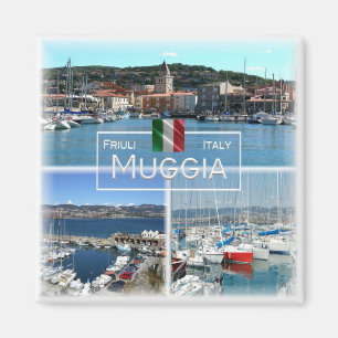 FVG028 MUGGIA - Mosaic - Italy - Fridge Magnet